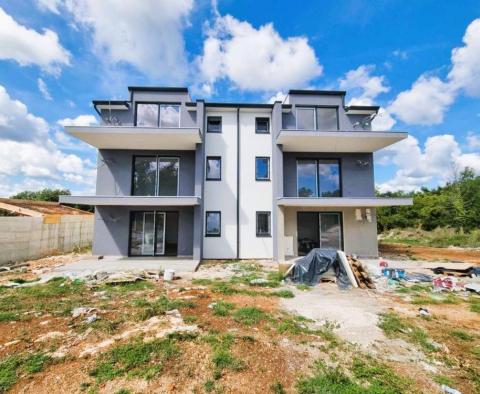 New modern complex of apartments in Porec region, 10 km from the sea 