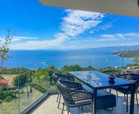 Penthouse above the center of Opatija with garage, panoramic sea views - pic 6