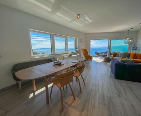 Penthouse above the center of Opatija with garage, panoramic sea views - pic 10