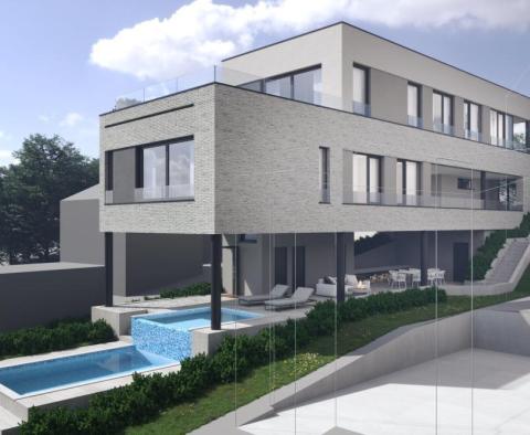 Luxury family villa with pool under construction in Zagreb, Šestine - pic 2