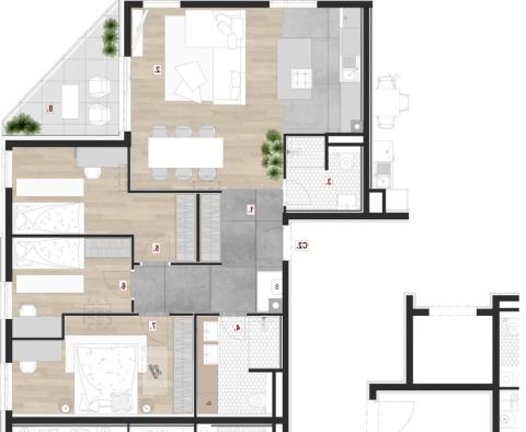Appartement de luxe smart home de 96 m². au centre de Pula - pic 22