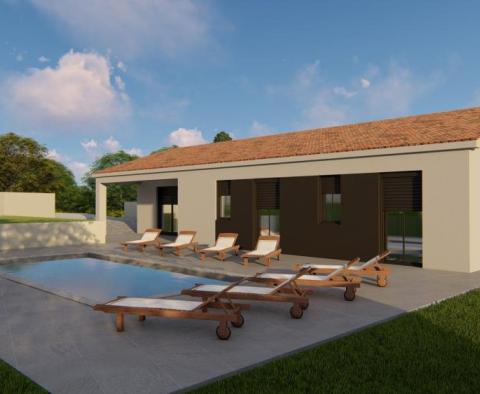 Villa avec piscine à Kršan, prix raisonnable 