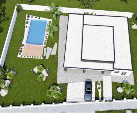 Modern one-story villa with pool under construction, 10 km from Rabac beaches - pic 8
