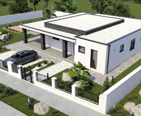 Modern one-story villa with pool under construction, 10 km from Rabac beaches - pic 10