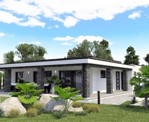 Modern one-story villa with pool under construction, 10 km from Rabac beaches - pic 11