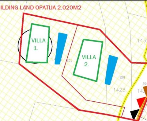 Eladó városi telek Abbáziában 2 luxusvillához, mindössze 250 méterre a tengertől - pic 4