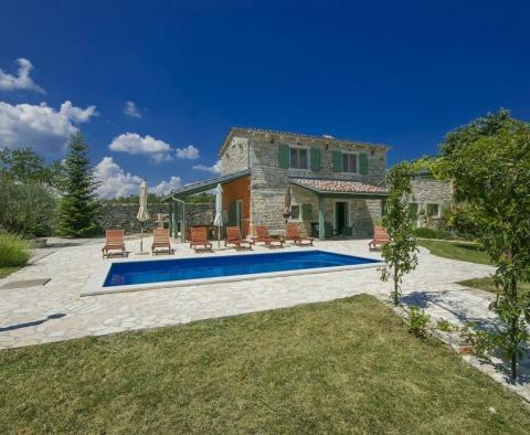 Élégante villa en pierre avec piscine et bâtiment supplémentaire 