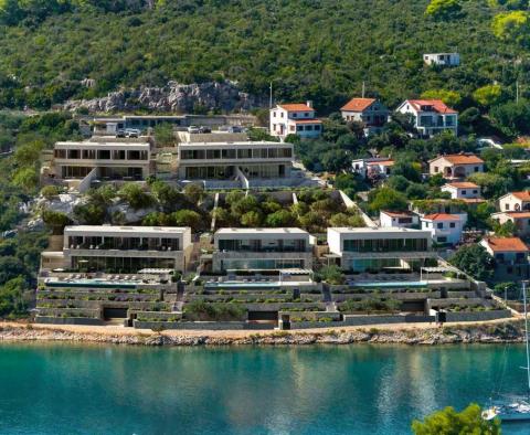 Fascinating new modern 1st line villa on Solta within new luxury complex 