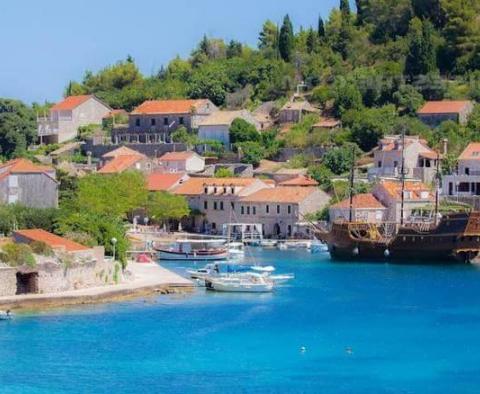 Kivételes dalmát kővilla a tengerhez vezető 1. vonalon a Dubrovnik melletti szigeten - pic 5