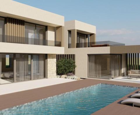 Project of a modern villa with pool and wellness 10km from the sea, popular Kastelir area - pic 3