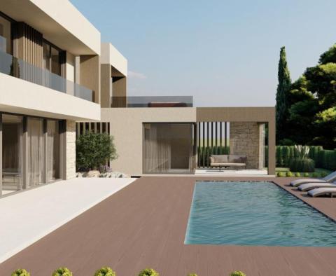 Project of a modern villa with pool and wellness 10km from the sea, popular Kastelir area - pic 6