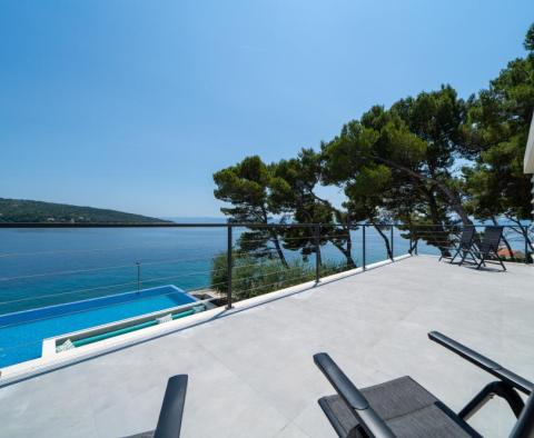 New villa on Brac on the 1st line to the sea, with boat mooring - pic 6
