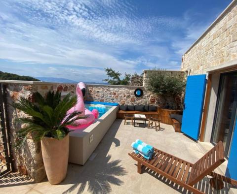 Élégante villa en pierre ultramoderne avec vue sur la mer sur l'île de Hvar - pic 4