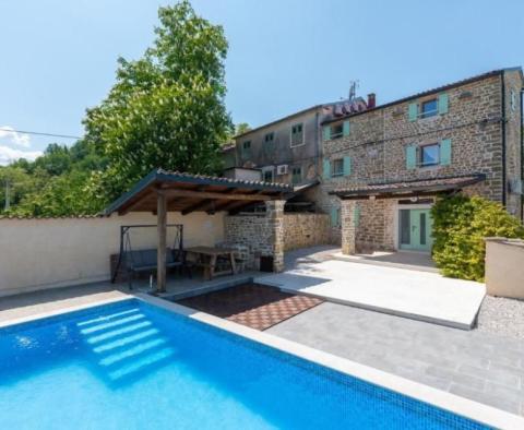 Villa indigène jumelée en pierre avec piscine à Motovun - pic 2