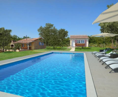Spacious idyllic property on 21163 sq.m. of land in Rovinj outskirts, with sea views, cca. 6 km from the sea - pic 6