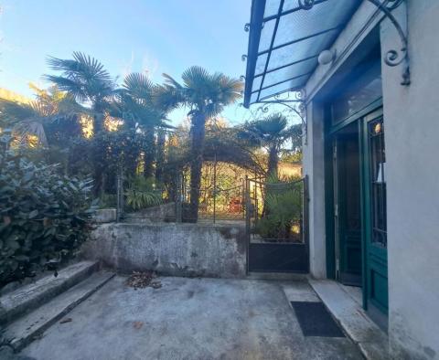 The entire floor of an Austro-Hungarian villa with a private entrance, two terraces and a garden in Opatija 