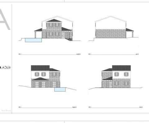 Проект 5 жилых домов с бассейнами на острове Крк, район Добриня - фото 23