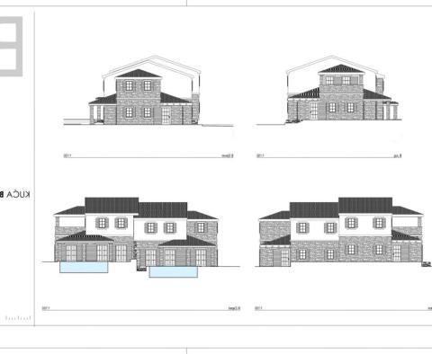Проект 5 жилых домов с бассейнами на острове Крк, район Добриня - фото 28