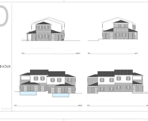 5 lakóegységből álló projekt úszómedencékkel Krk szigetén, Dobrinj körzetében - pic 35