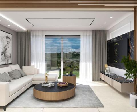 Exkluzivní apartmán v nové budově s vlastním bazénem, panoramatickým výhledem na moře v Opatiji - pic 9