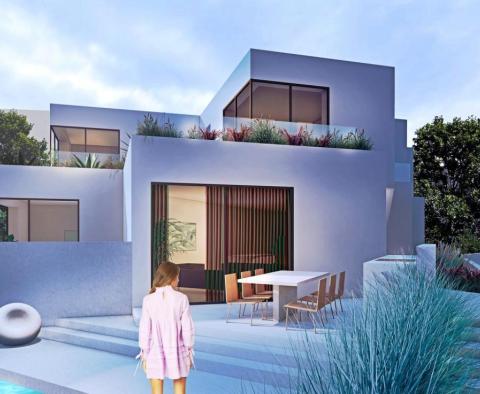 Neue helle Villa mit Swimmingpool in der Gegend von Umag 