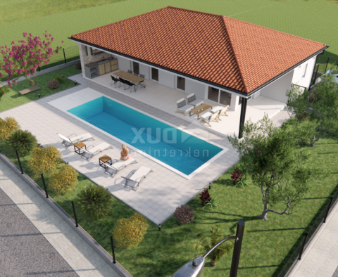 New villa with swimming pool in Žminj within greenery - pic 2