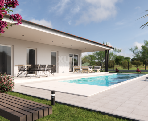 New villa with swimming pool in Žminj within greenery - pic 8