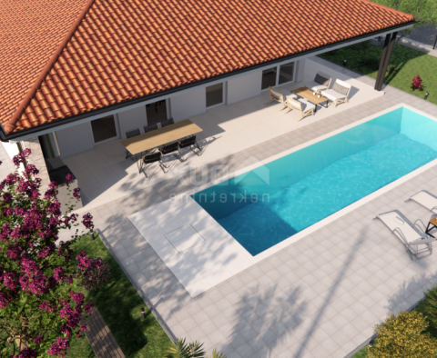 New villa with swimming pool in Žminj within greenery - pic 14