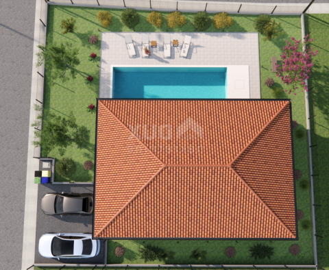 New villa with swimming pool in Žminj within greenery - pic 18