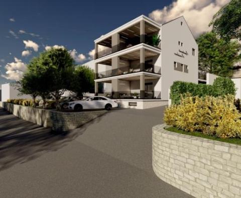 New apartment in a modern residence in Seget, Trogir area, 100 meters from the sea 