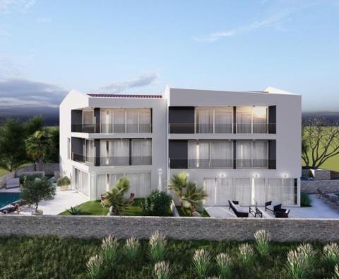 Nový penthouse v Šilo, Dobrinj, s výhledem na moře - pic 12