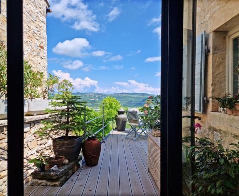 Maison design en pierre avec une vue spectaculaire sur la mer dans la région de Buje - pic 41