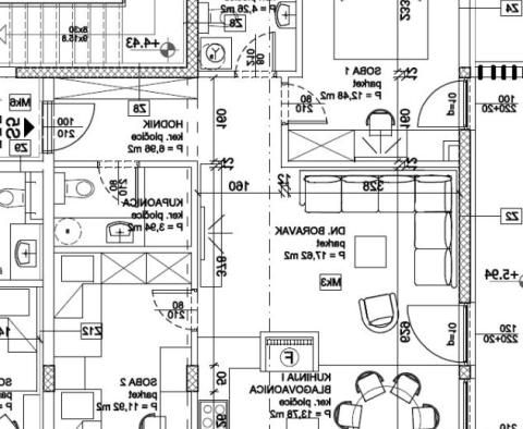 Nový komplex apartmánů na Čiovu, pouhých 140 metrů od moře! - pic 16