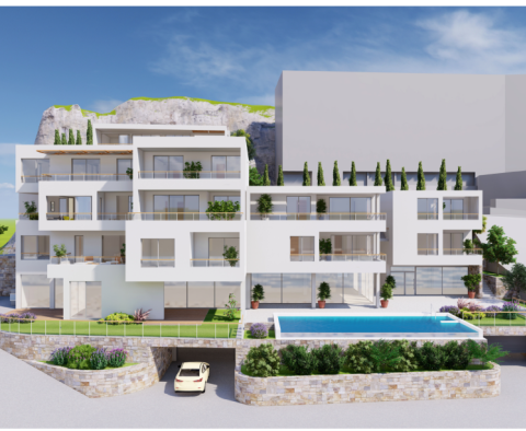 Nový luxusní penthouse v Seget Donji s úžasným výhledem na otevřené moře, pouze 100 m od moře - pic 2