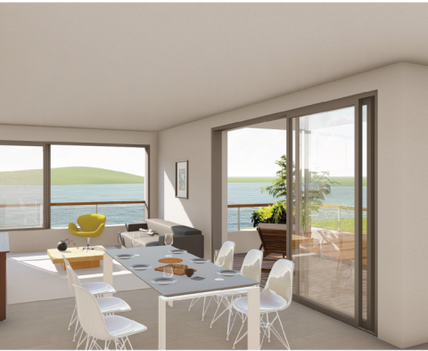Nový luxusní penthouse v Seget Donji s úžasným výhledem na otevřené moře, pouze 100 m od moře - pic 7