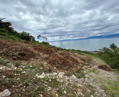 Земельный участок в Вепринаце, Опатия, в 1 км от моря, с видом на море - фото 7