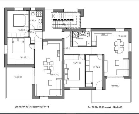 Nový komplex apartmánů v oblasti Trogir - nízké ceny! - pic 15