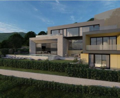 Magnificent new villa under construction in Opatija center 