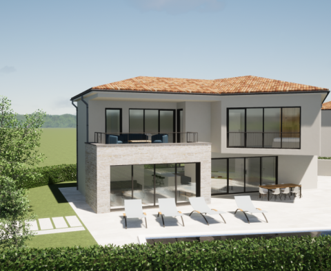 Modern villa úszómedencével Poreč környékén - pic 8