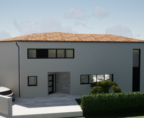 Villa moderne en construction dans la région de Porec, design traditionnel - pic 14