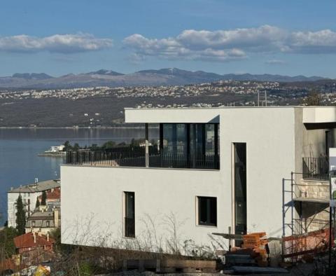 Magnificent new built modern villa in Opatija, mere 200 meters from the sea 