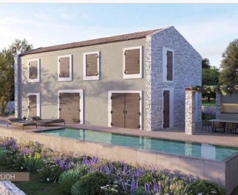 Une imposante villa design méditerranéenne avec piscine au cœur de l'Istrie à Oprtalj 