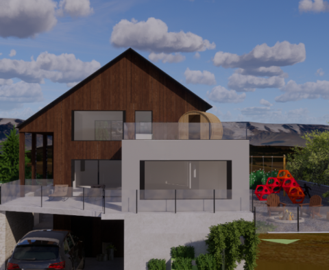 Строящийся дом с прекрасным видом в Мркопале - фото 3