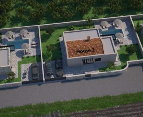Modern one-story new villa with swimming pool, Svetvincenat area 