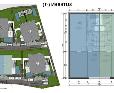 Appartement moderne de luxe avec piscine, garage, ascenseur et vue mer à Kostrena - pic 9