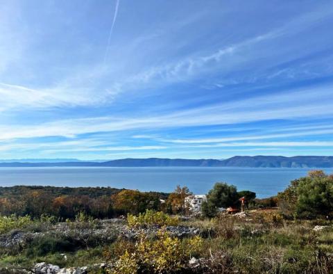 Land with a building permit and a sea view in Rabac, Labin area - pic 4