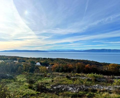 Land with a building permit and a sea view in Rabac, Labin area - pic 5