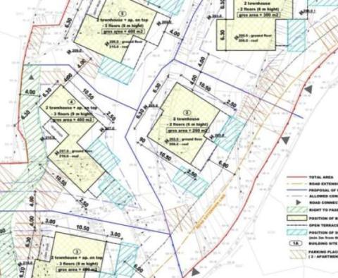 Nouveau projet à Lovran avec permis de construire valide pour 5 villas (13 appartements) - pic 6