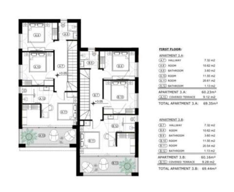 Új projekt Lovranban érvényes építési engedéllyel 5 villára (13 apartman) - pic 10