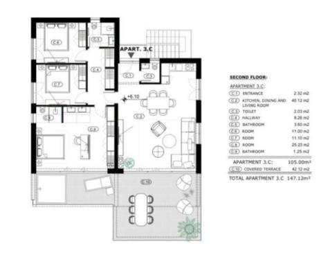 Új projekt Lovranban érvényes építési engedéllyel 5 villára (13 apartman) - pic 13